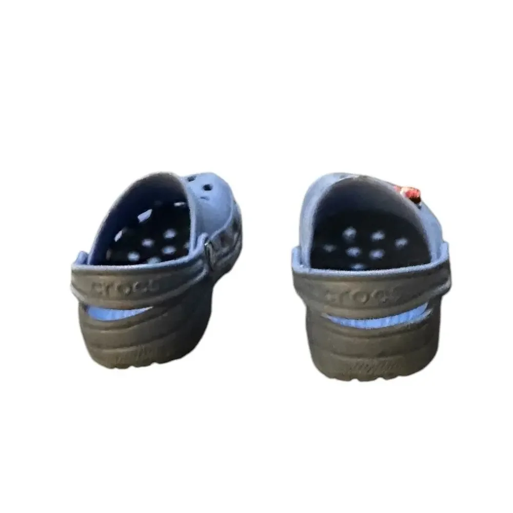Kids Size 6/7 Classic CROCS Blue Water Clogs
